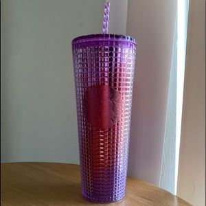 Starbucks tumbler cup! Pink and purple
